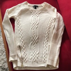 INC cream sweater